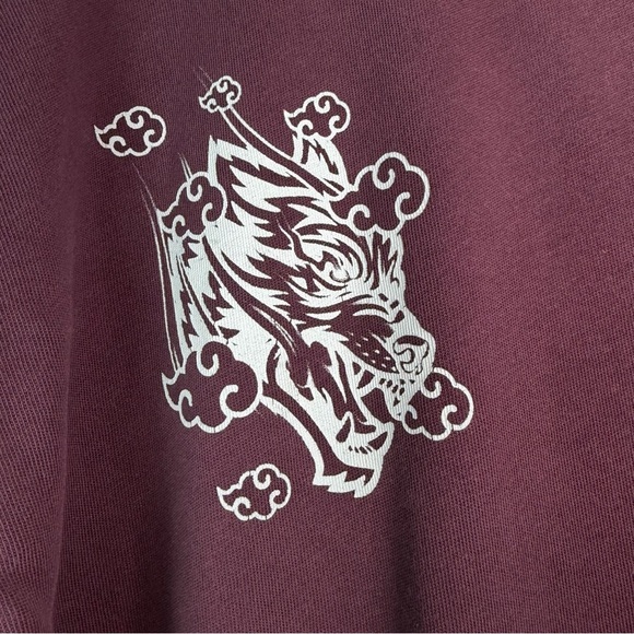 RARE DARC SPORT NARUTO SHIPPUDEN Wolves TShirt Limited Edition Purple 845/1000 L - Picture 3 of 14